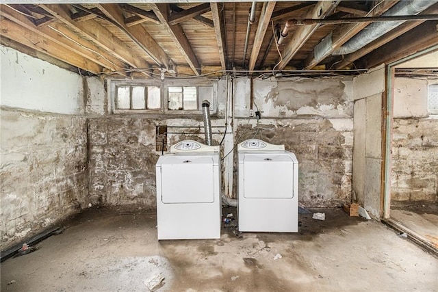 430 Ridgeway Ave, Rochester, NY 14615 - basement with separate washer and dryer