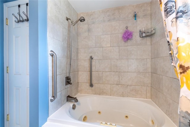 529 Fetzner Rd, Greece, NY 14626 - bathroom featuring a combined bath / shower with jetted tub