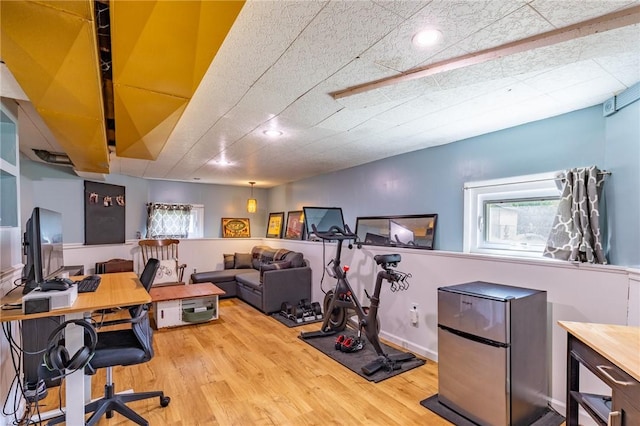 529 Fetzner Rd, Greece, NY 14626 - home office featuring plenty of natural light, wood finished floors, and recessed lighting