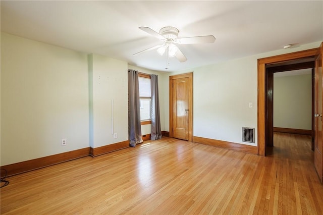 1043 Genesee Park Blvd, Rochester, NY 14619 - spare room featuring light wood finished floors and a ceiling fan