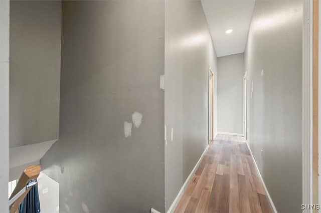 5640 Fearon Rd, Eaton, NY 13408 - hallway with wood finished floors and recessed lighting
