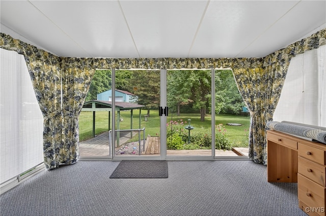 7165 Manlius Center Rd, Manlius, NY 13057 - view of unfurnished sunroom