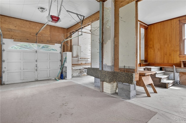 7165 Manlius Center Rd, Manlius, NY 13057 - garage featuring a garage door opener