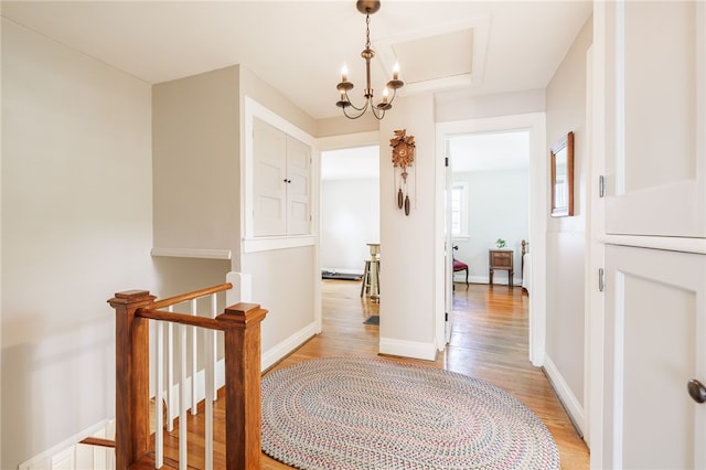 36 Dover Park, Brighton, NY 14610 - hall with light wood finished floors and an upstairs landing