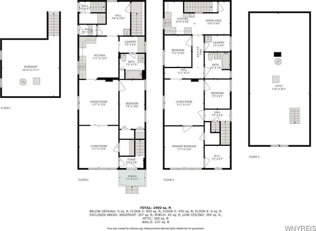 386 Davey St, Buffalo, NY 14206 - view of floor plan / room layout