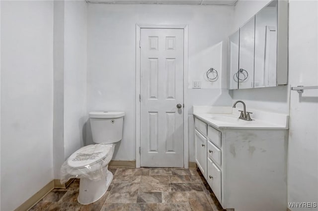 386 Davey St, Buffalo, NY 14206 - bathroom with vanity and stone finish floors