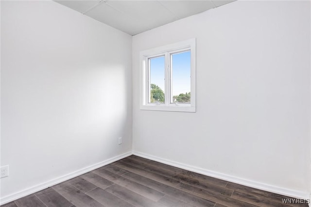 386 Davey St, Buffalo, NY 14206 - spare room with dark wood finished floors and baseboards