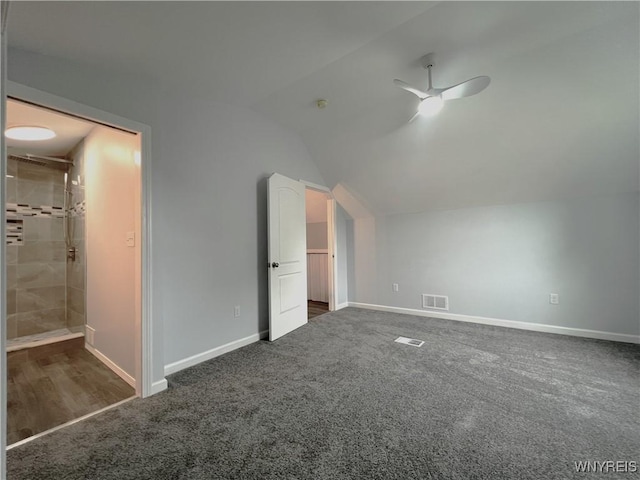 155 Barnsdale Ave, West Seneca, NY 14224 - bonus room featuring lofted ceiling, ceiling fan, and carpet