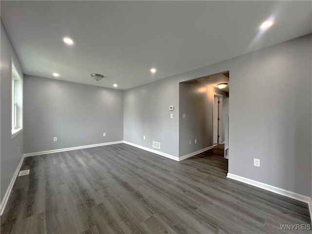 155 Barnsdale Ave, West Seneca, NY 14224 - unfurnished room with recessed lighting and dark wood-style flooring