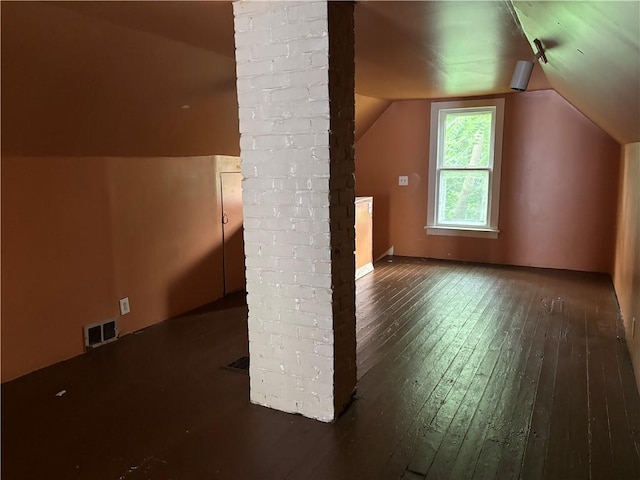 38 Cedar St, Rochester, NY 14611 - additional living space featuring wood-type flooring and lofted ceiling