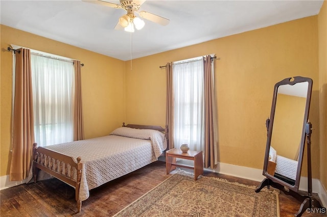 315 Boyden St, Syracuse, NY 13203 - bedroom with wood finished floors and a ceiling fan