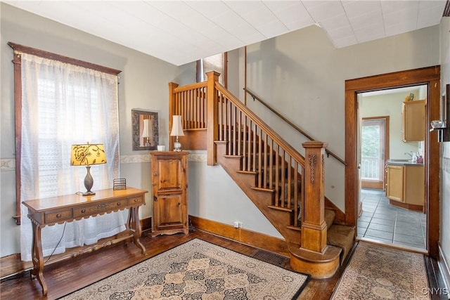 315 Boyden St, Syracuse, NY 13203 - stairs with wood finished floors and baseboards