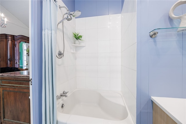 3399 Elmwood Ave, Brighton, NY 14610 - full bathroom featuring shower / tub combination and vanity