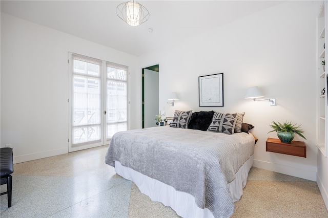 3399 Elmwood Ave, Brighton, NY 14610 - bedroom featuring dark aggregate flooring and access to exterior
