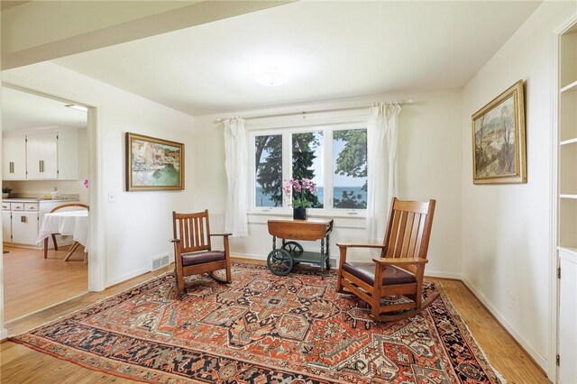 760 Beach Ave, Rochester, NY 14612 - sitting room featuring light wood-type flooring and baseboards