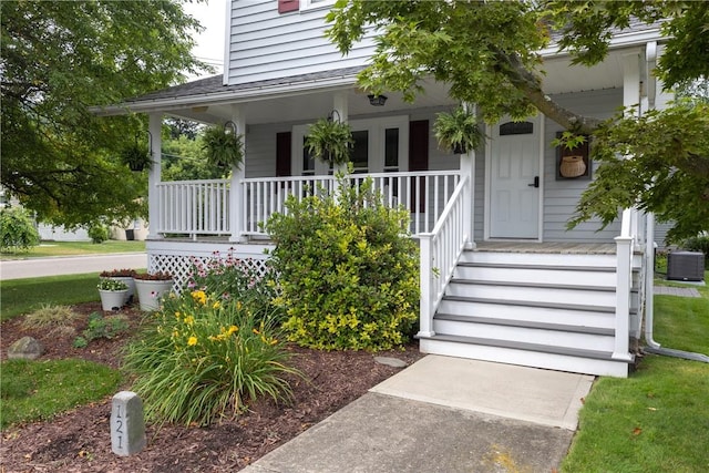 121 Reynolds Ave, Corning City, NY 14830 - view of exterior entry with covered porch