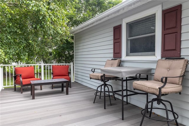 121 Reynolds Ave, Corning City, NY 14830 - view of wooden terrace