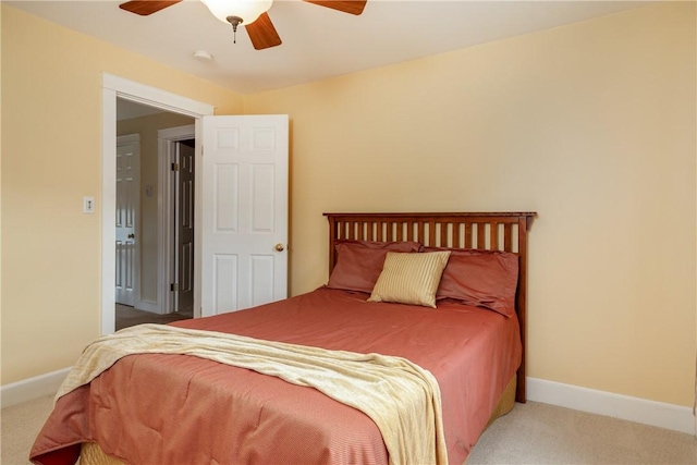 121 Reynolds Ave, Corning City, NY 14830 - carpeted bedroom featuring baseboards and ceiling fan