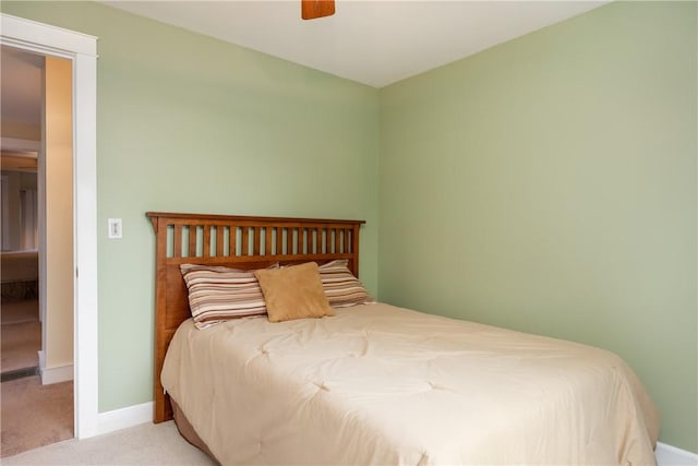 121 Reynolds Ave, Corning City, NY 14830 - carpeted bedroom with baseboards and a ceiling fan