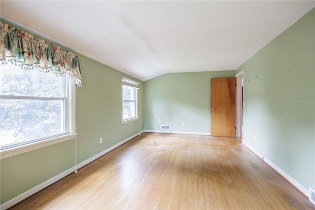 360 San Gabriel Dr, Rochester, NY 14610 - empty room featuring lofted ceiling and wood finished floors
