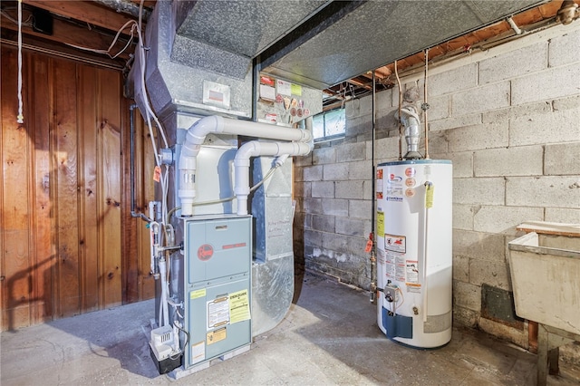 360 San Gabriel Dr, Rochester, NY 14610 - utilities featuring gas water heater and heating unit