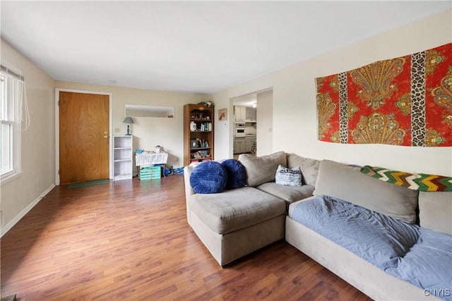 1018-20 Ackerman Ave, Syracuse, NY 13210 - living area with wood finished floors