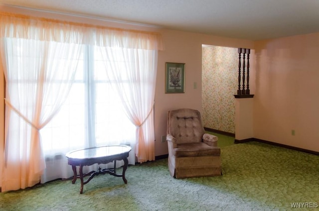 573 Locust St, North Tonawanda, NY 14120 - living area featuring carpet