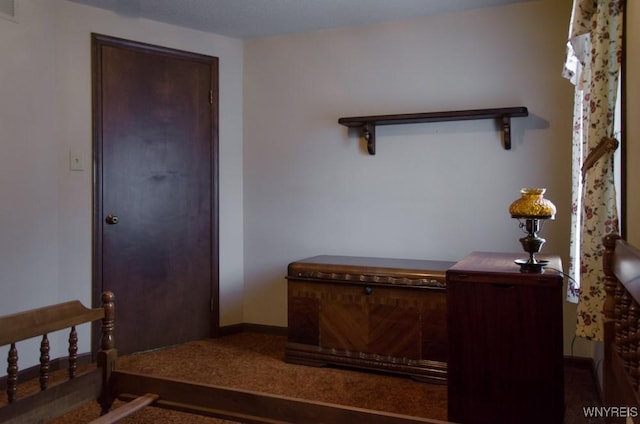 573 Locust St, North Tonawanda, NY 14120 - entrance foyer with carpet flooring and baseboards