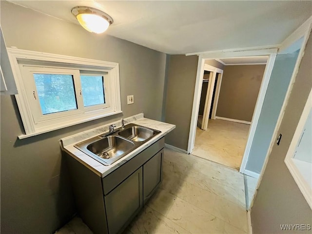 97 Kail St, Buffalo, NY 14207 - bathroom featuring vanity and baseboards