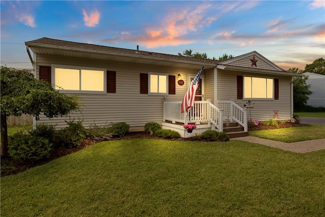 111 Crimson Bramble Rd, Henrietta, NY 14623 - single story home featuring a front lawn
