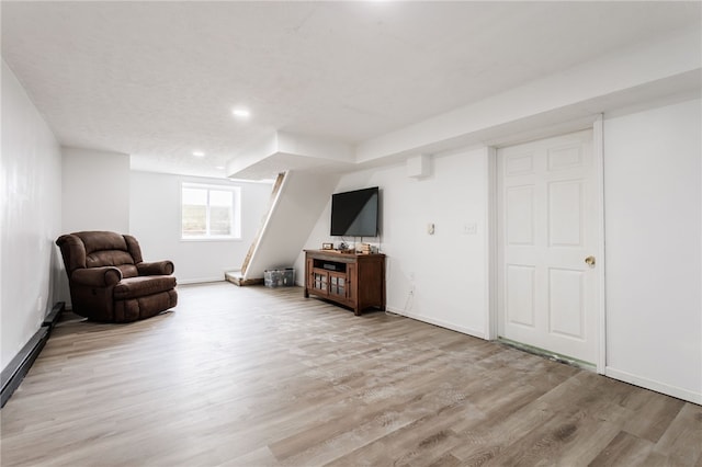 2023 Rainbow Ln, Lima, NY 14485 - sitting room with light wood finished floors and recessed lighting