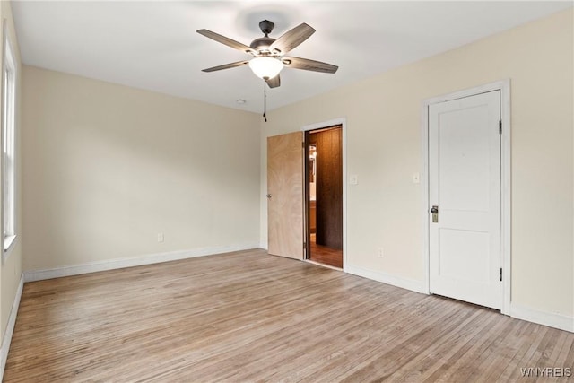 540 Longmeadow Rd, Amherst, NY 14226 - empty room with light wood finished floors and ceiling fan