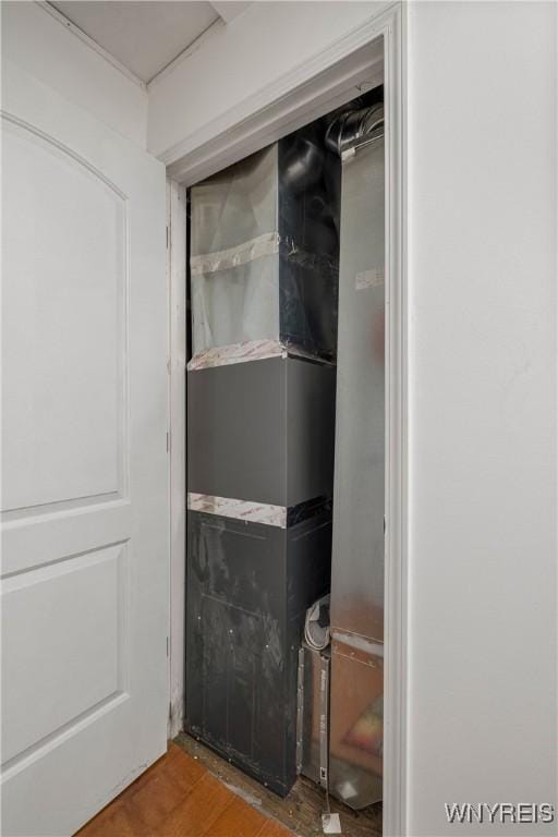 1142 Harlem Rd, Cheektowaga, NY 14227 - closet featuring heating unit