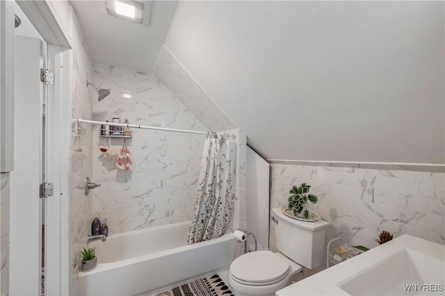 1142 Harlem Rd, Cheektowaga, NY 14227 - bathroom with shower / bath combo with shower curtain and vanity