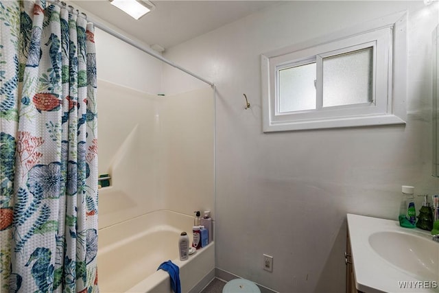 1142 Harlem Rd, Cheektowaga, NY 14227 - full bathroom featuring vanity and shower / tub combo