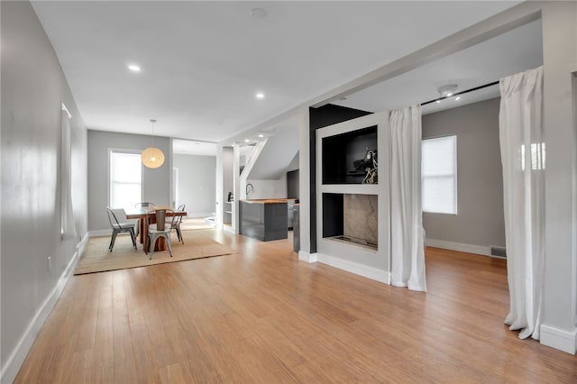 373 Rhode Island St, Buffalo, NY 14213 - dining room featuring light wood-style flooring and recessed lighting