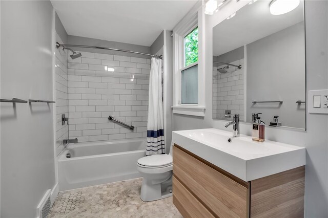 373 Rhode Island St, Buffalo, NY 14213 - bathroom with shower / bath combo with shower curtain and vanity