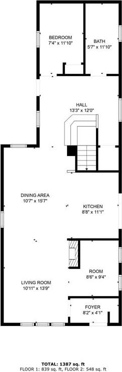 373 Rhode Island St, Buffalo, NY 14213 - view of floor plan / room layout