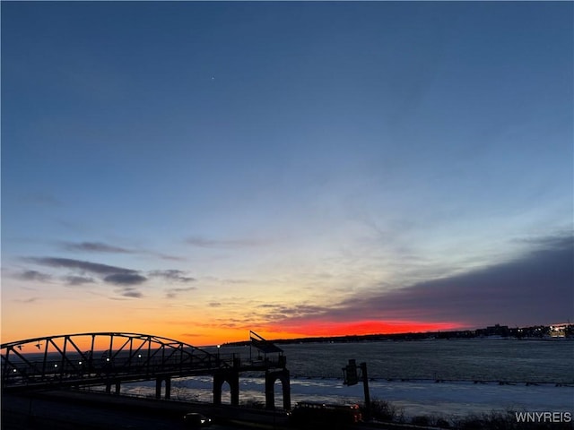 49 Massachusetts Ave, Buffalo, NY 14213 - water view featuring a notable bridge