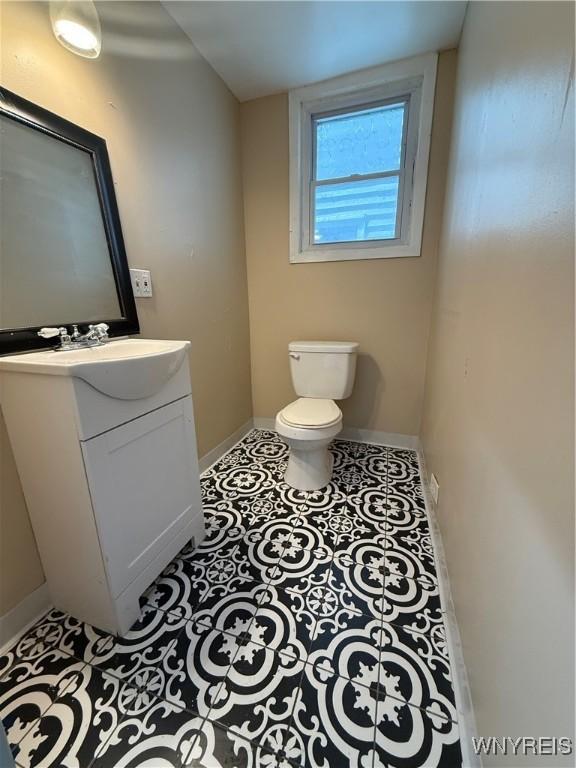 49 Massachusetts Ave, Buffalo, NY 14213 - bathroom with vanity and tile patterned floors