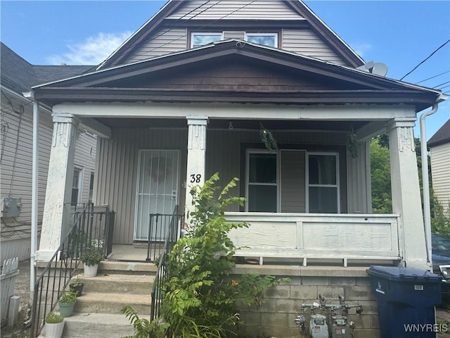 38 Langmeyer Ave, Buffalo, NY 14215 - view of front of property featuring covered porch