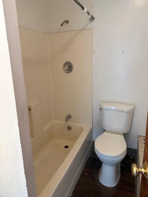 127 Conkey Ave, Rochester, NY 14621 - full bathroom with toilet and wood finished floors