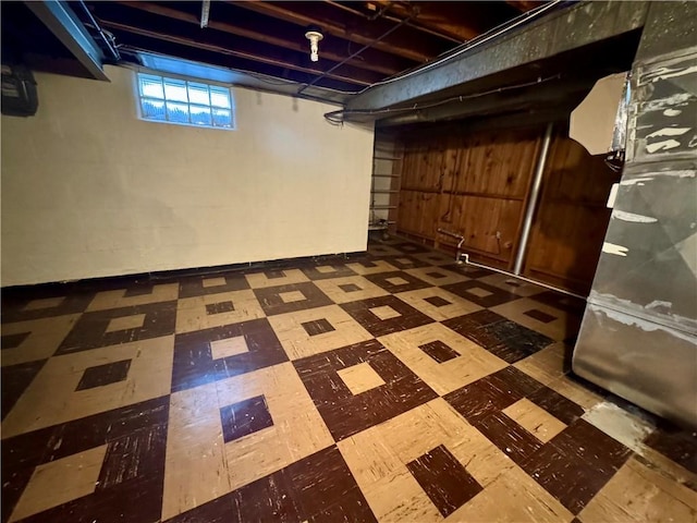 2201 Dewey Ave, Rochester, NY 14615 - below grade area with tile patterned floors