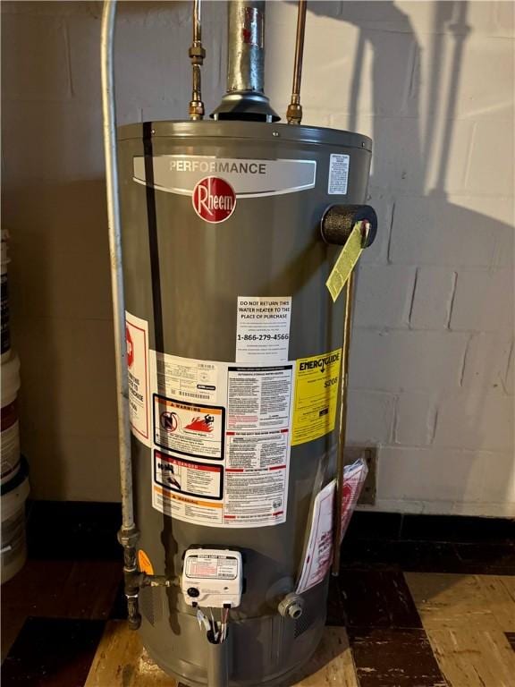 2201 Dewey Ave, Rochester, NY 14615 - utility room with water heater