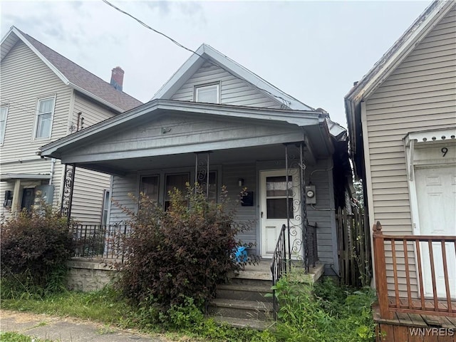 11 Minton St, Buffalo, NY 14210 - view of front of house featuring covered porch
