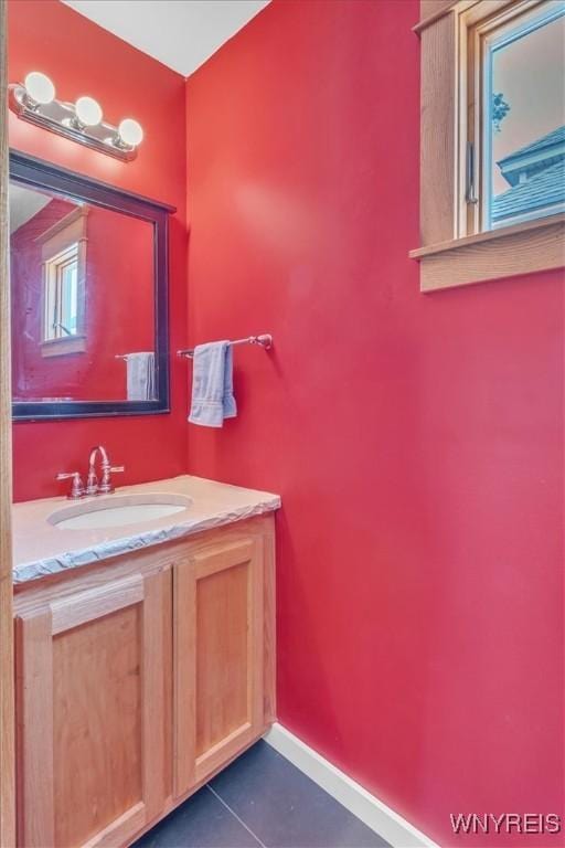 67 Amber St, Buffalo, NY 14220 - bathroom with vanity and tile patterned floors