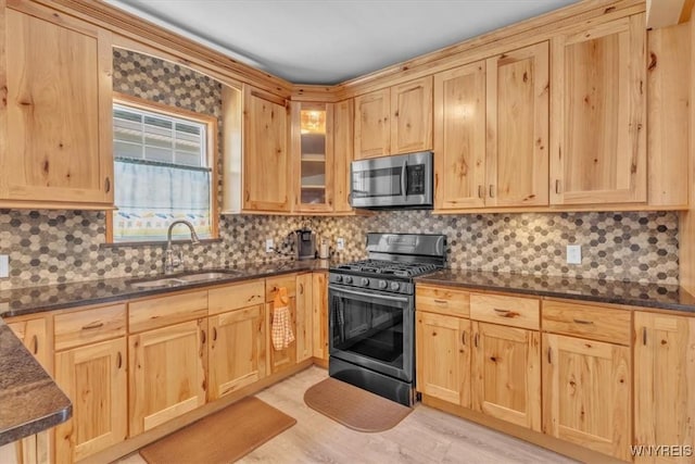 67 Amber St, Buffalo, NY 14220 - kitchen with light brown cabinets and stainless steel appliances