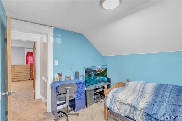 67 Amber St, Buffalo, NY 14220 - bedroom featuring carpet floors and lofted ceiling