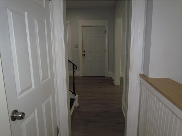 176 Selye Ter, Rochester, NY 14613 - hall with wood finished floors and baseboards