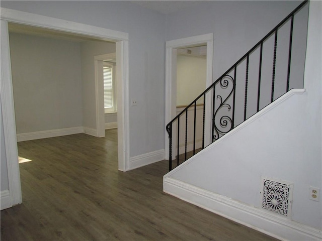 176 Selye Ter, Rochester, NY 14613 - stairway featuring baseboards and wood finished floors
